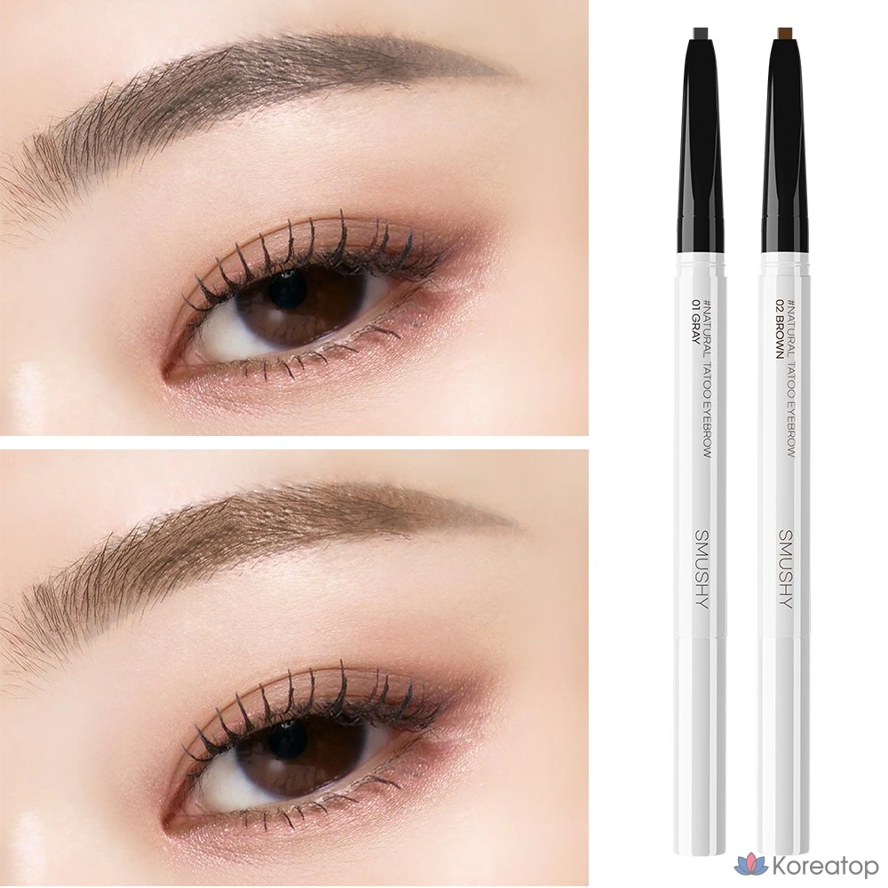 Татуаж бровей Rokkiss Smush Natural, 1 шт., цвет 02, коричневый., фото 6