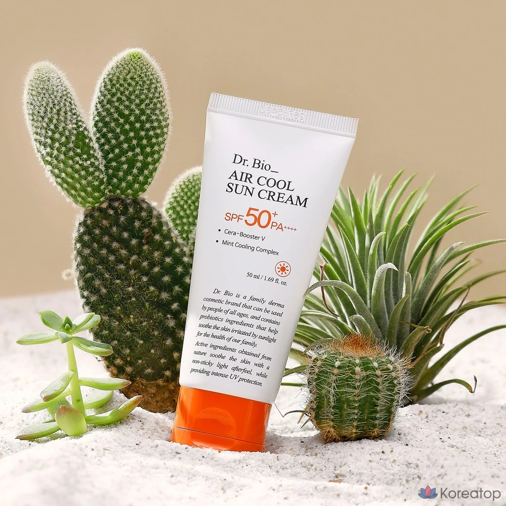 Солнцезащитный крем Dr. Bio Air Cool Inorganic SPF50+ PA++++, 50 мл, 1 шт.