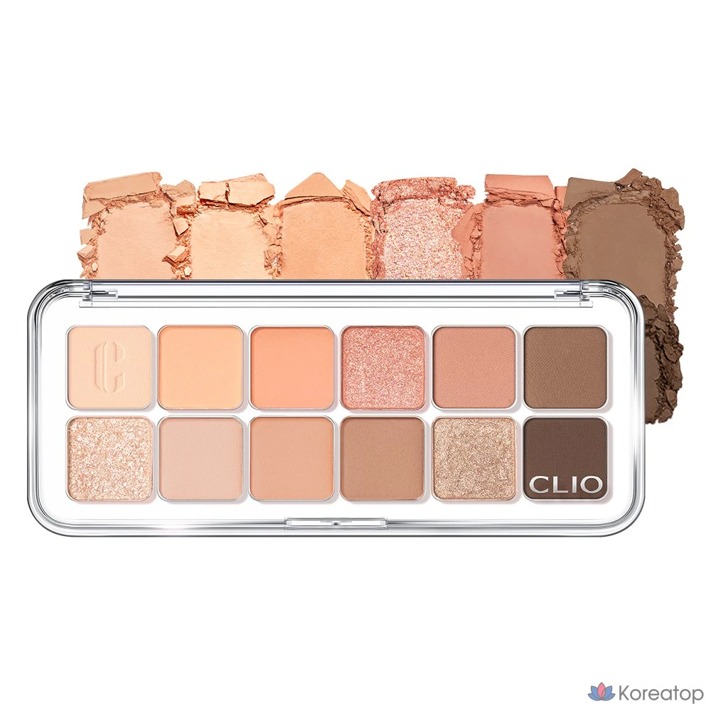 Палетка теней для век Clio Pro Eye Palette Air, 001 Coral Studio, 1 шт.
