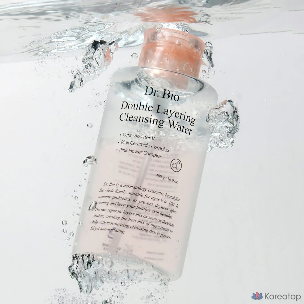Очищающая вода Dr. Bio Double Layering, 480 г, 1 шт.