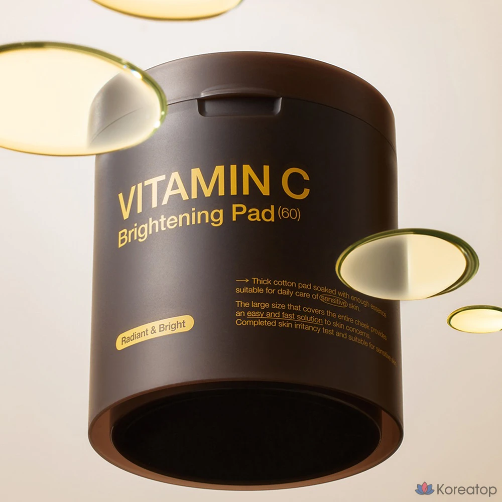 Осветляющие подушечки Mediheal с витамином С, 250 мл, 1 шт., 60 штук.