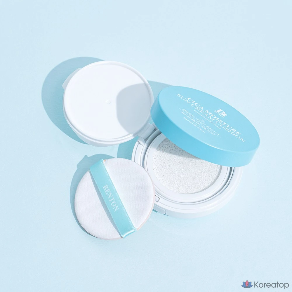 Benton Cica Moisture Family Tone-Up Sun Cushion SPF50+/PA++++, 1 шт., 15 г
