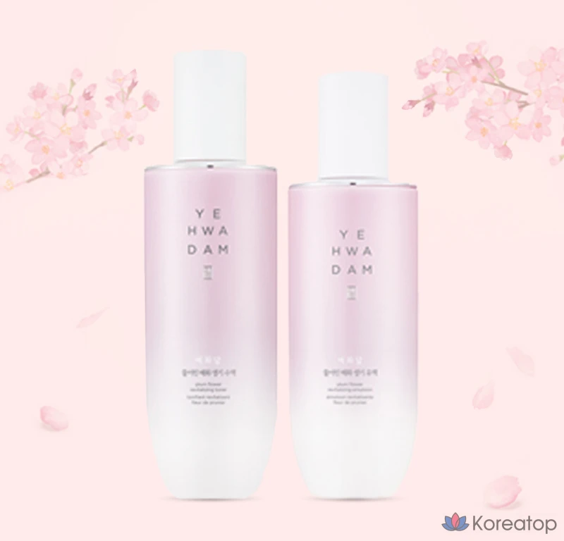 The Face Shop Yehwadam Plum Blossom Vitality, 2 предмета, 1 комплект.