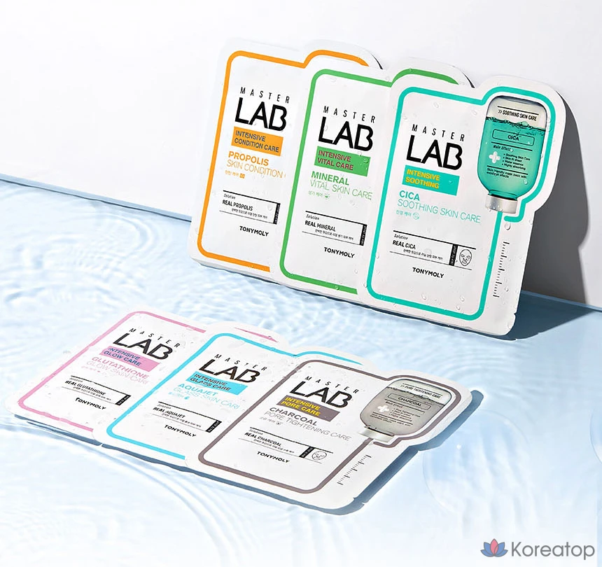 Тканевые маски для лица Tony Moly Master Lab с витамином С, 5 штук, 1 упаковка, фото 5