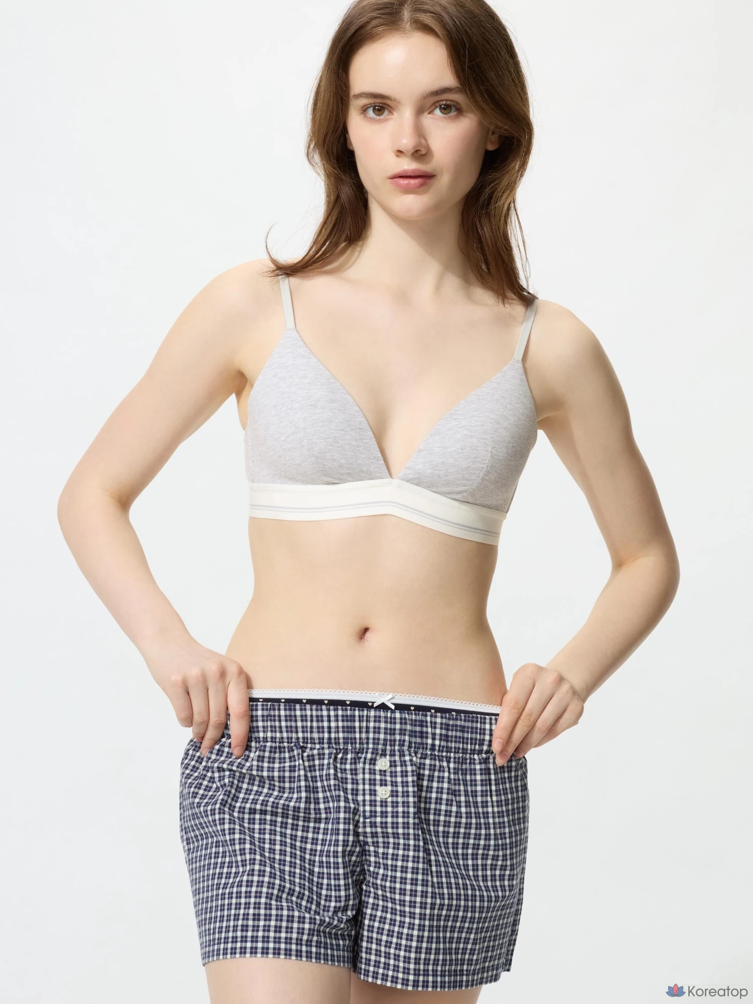Бюстгальтер Uniqlo Cotton Wireless Bra (Line)