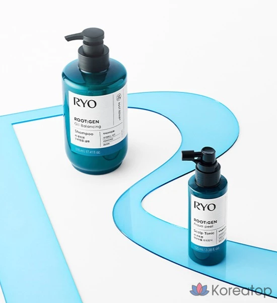 Шампунь для укрепления кожи головы Ryo Rootzen Scalp Core Strengthening Scalp Cleansing Shampoo, 515 мл, 1 флакон.
