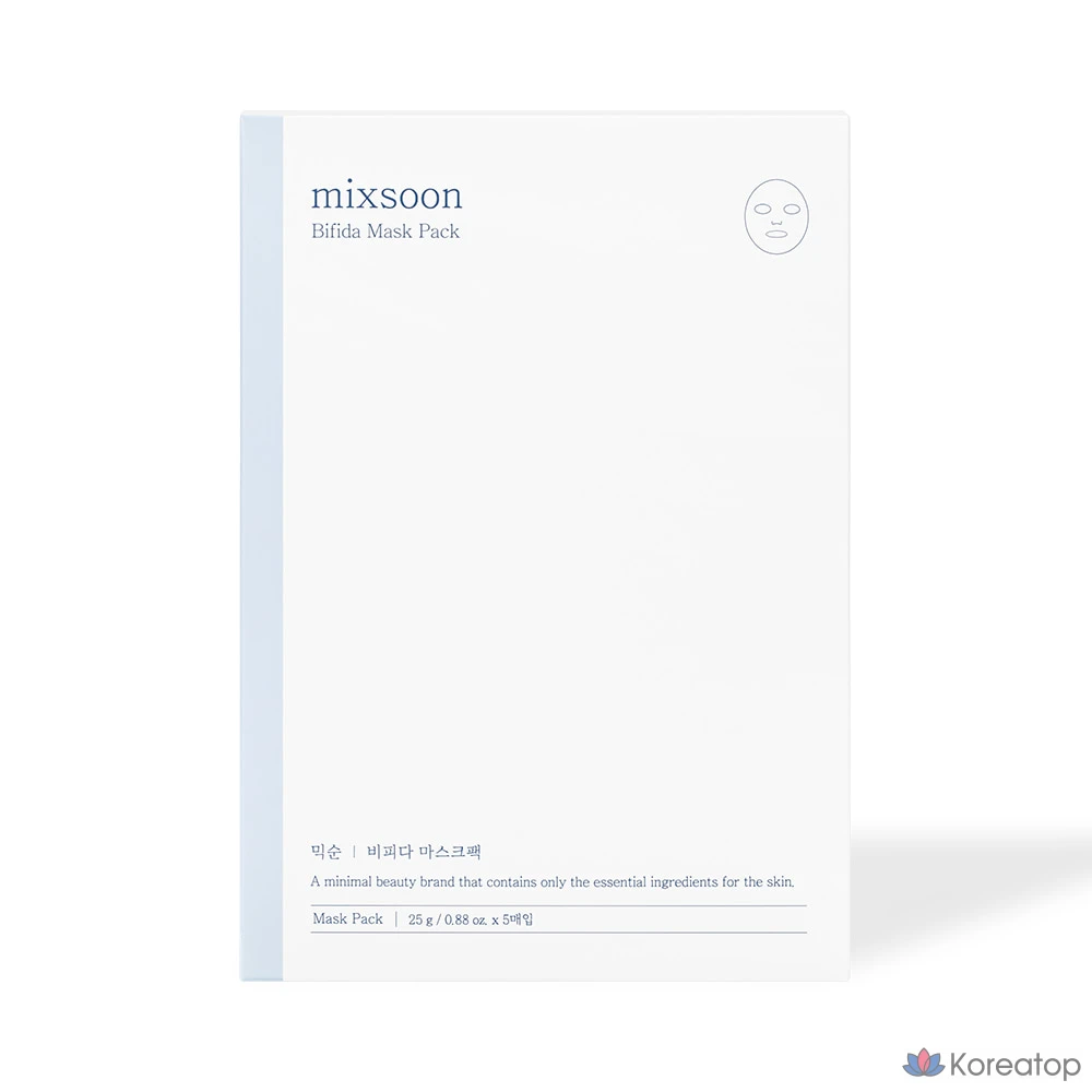 Тканевая маска для лица MIXSOON Bifida Mask, 5 шт.