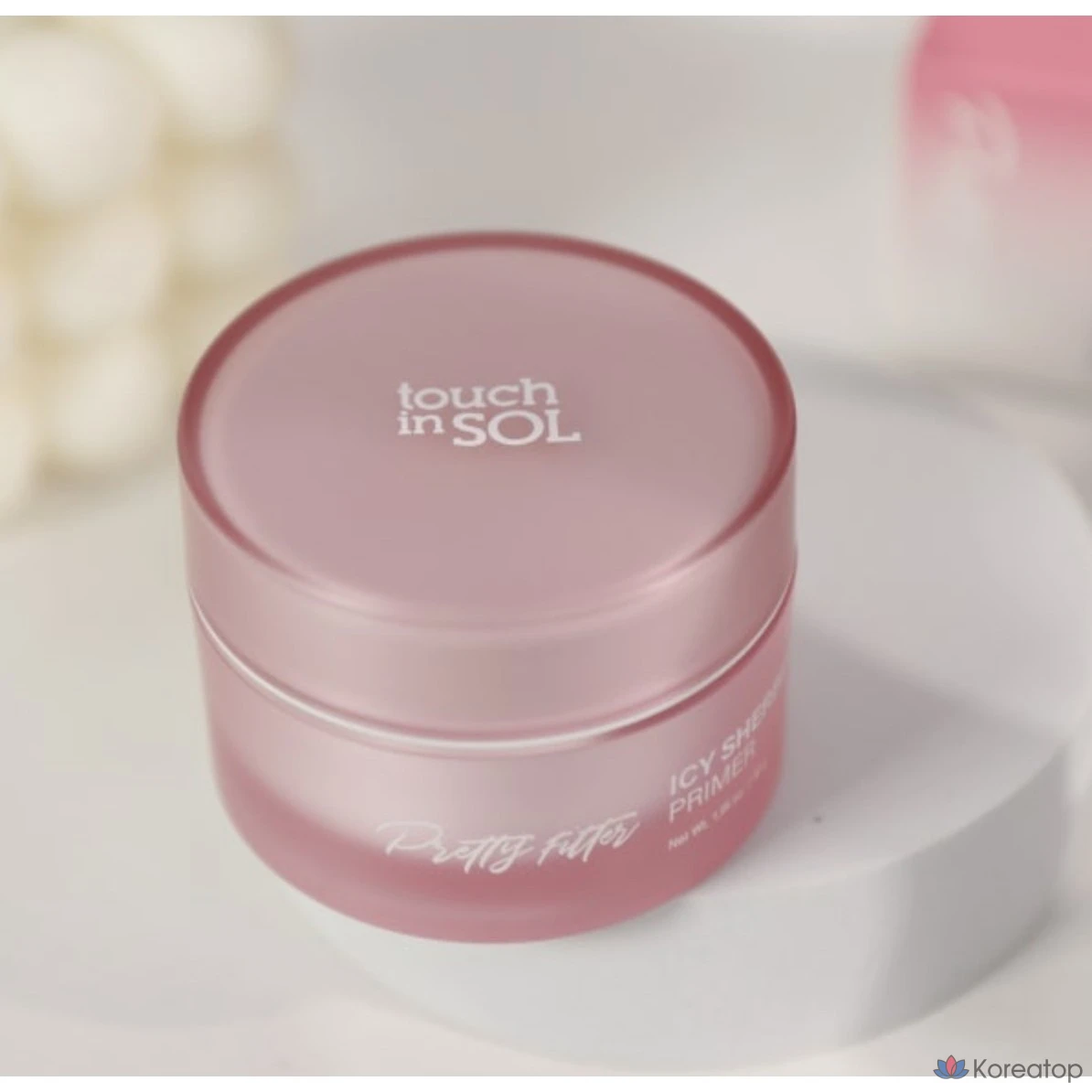 Гелевая основа под макияж Touch in Sol Pretty Filter Icy Pink 30 г, оттенок «Щербет», 1 шт.