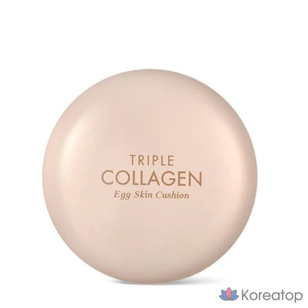 Тройной коллагеновый крем-кушон для лица Tony Moly Egg Skin Cushion, 15 г, № 2, теплый бежевый, 1 шт.