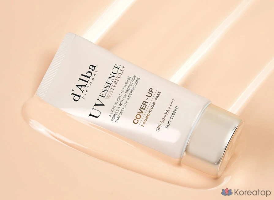 Солнцезащитный крем D'alba Waterfull Tone-Up Sunscreen Cover Beige SPF50+ PA++++, 50 мл, 1 шт.