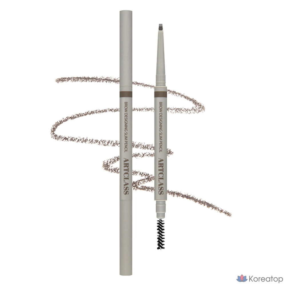 Тонкий карандаш для бровей Too cool for school, 1 шт., № 1, пепельно-коричневый.