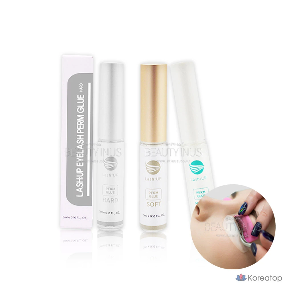 Клей для завивки ресниц Beautyinus Lash:Up, 3 вида, 1 шт., Клей для завивки ресниц Lash:Up (серебристый твердый)