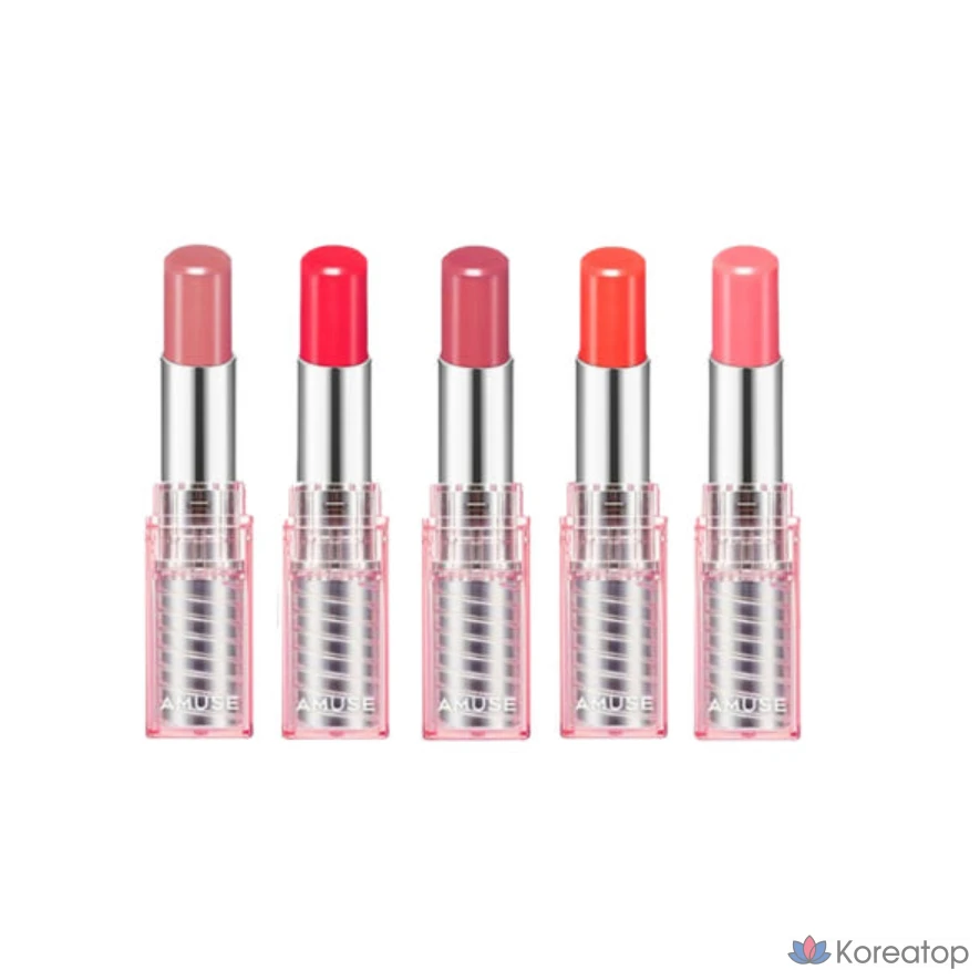 Увлажняющий бальзам для губ Amuse Dewbam с оттенком тинта, 3,2 г, 1 шт.