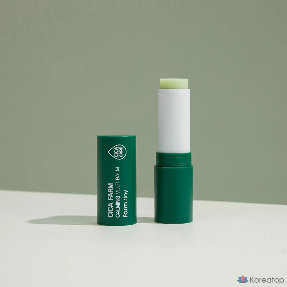 Успокаивающий мультибальзам FarmStay Cica Farm, 10 г, 1 шт.