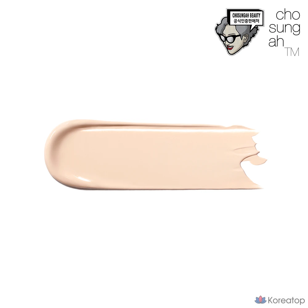 Сменный блок тонального крема CHOSUNGAH TM One Shot Cover Cushion Foundation SPF50+ PA++++, 30 мл, цвет песочно-бежевый, 1 шт., фото 4