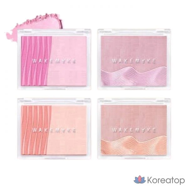 Wakemake Sheer Layering Dual Blusher, 5 г