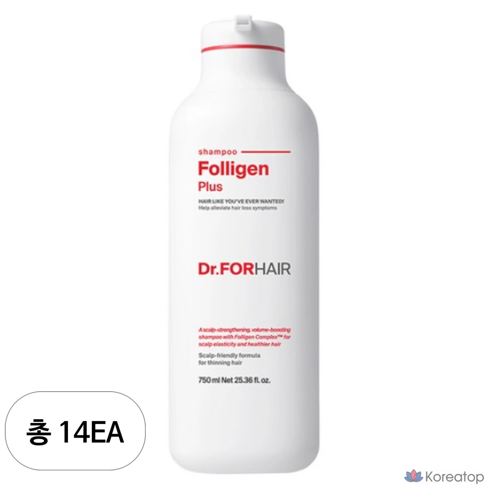 Шампунь Dr. For Hair Foligen Plus для облегчения выпадения волос