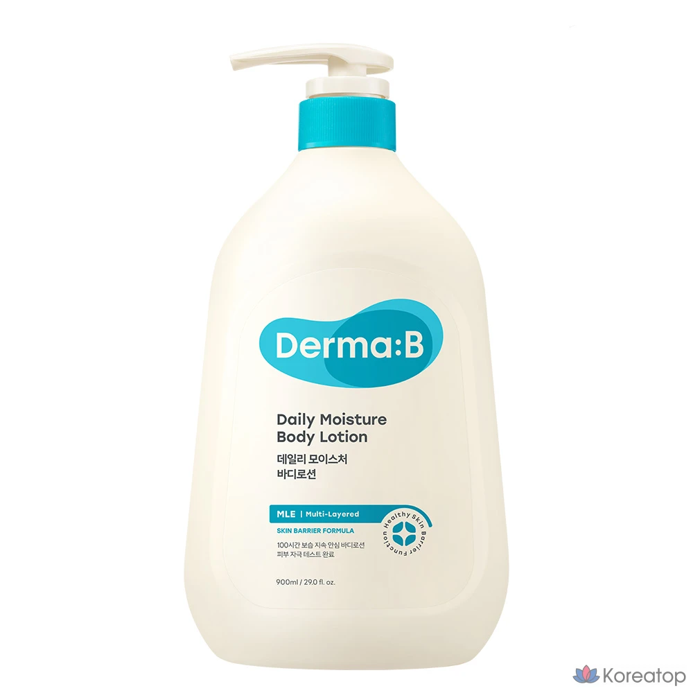 Лосьон для тела DERMA:B Daily Moisture Body Lotion, 900 мл, 1 шт.