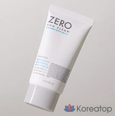 Rom&nd Zero Sun Clean 01 Fresh SPF50+ PA++++, 50 мл, 1 шт.