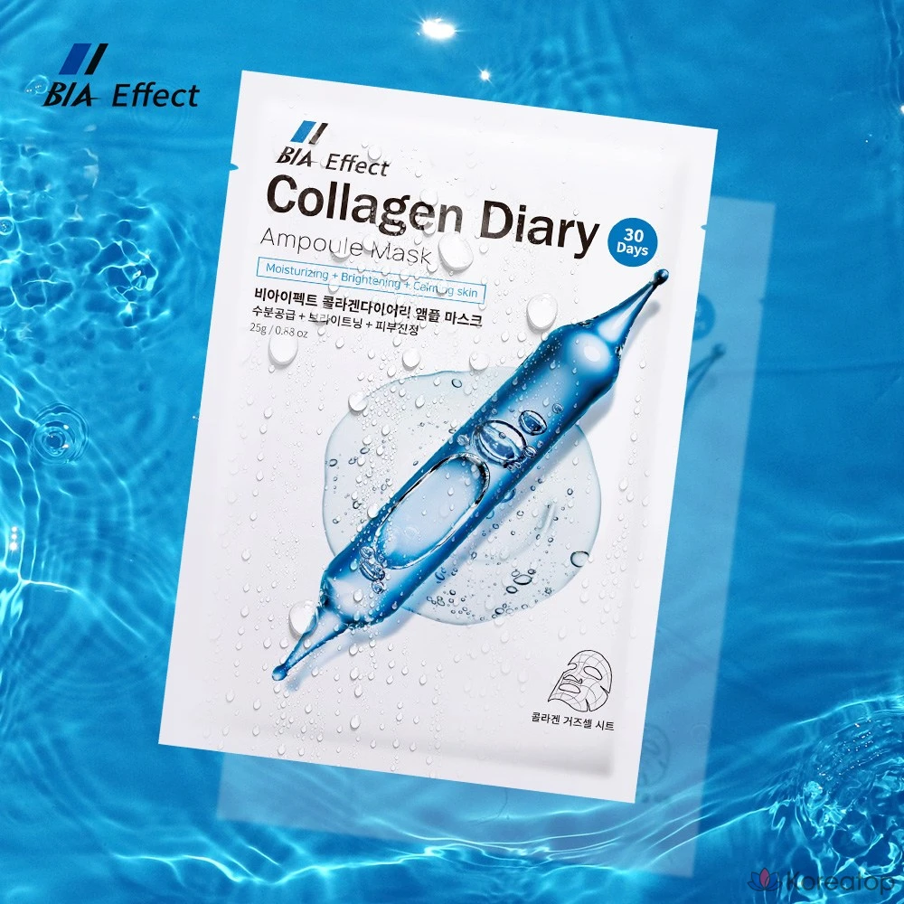 Ампульная маска BIEFECT Collagen Diary, 1 упаковка, 1 шт.