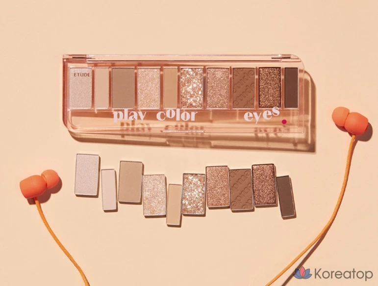 Тени для век Etude House Play Color Eyes Shadow, оттенок Charisma Warm Top, 1 шт., фото 2