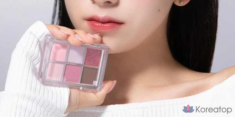 Палетка теней MERZY New Mood Fit, 5,4 г, оттенок NM2 Shivering Icy, 1 шт., фото 4