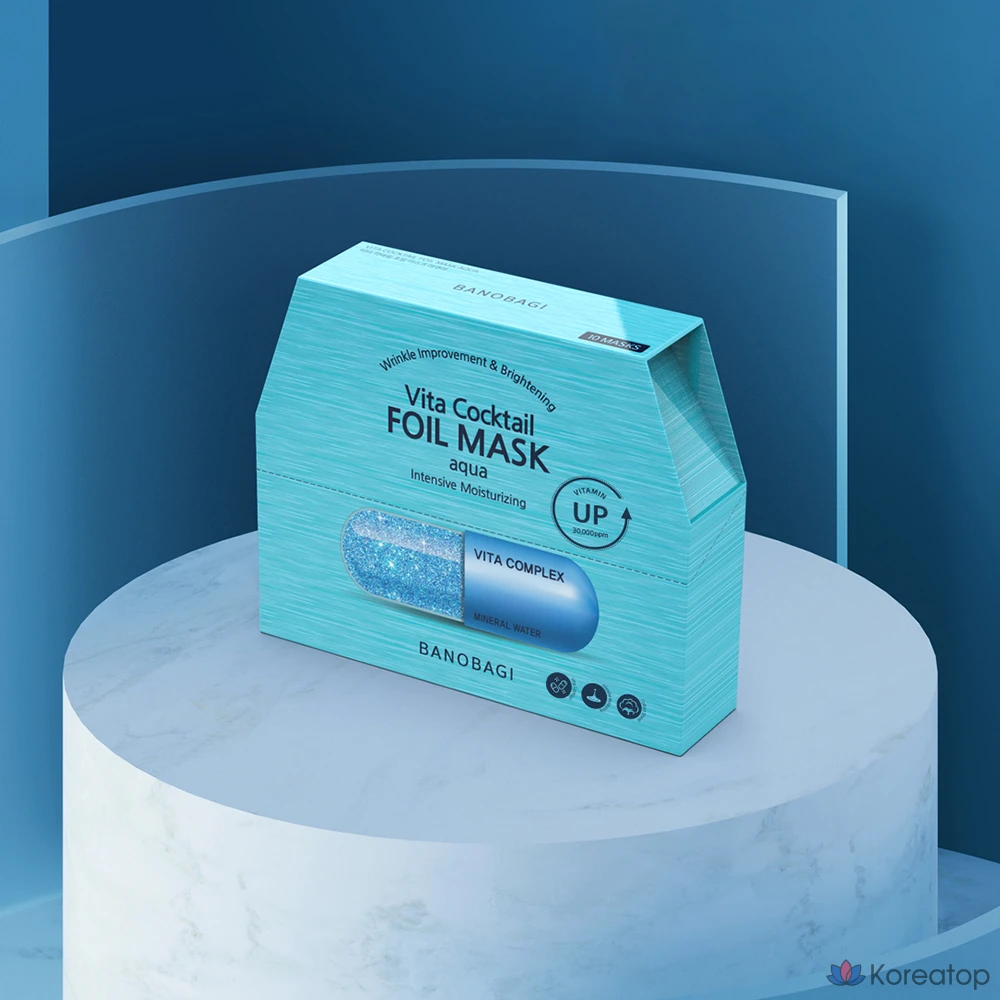 Тканевая маска для лица Banobagi Vita Cocktail Foil Mask Aqua, 20 шт., фото 3
