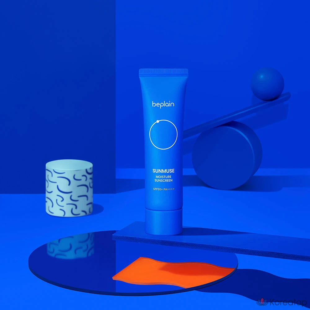 Солнцезащитный крем Beplain Sunmuse Moisture Sun Cream SPF50+ PA++++, 2 шт., 1 шт., 120 мл, фото 2