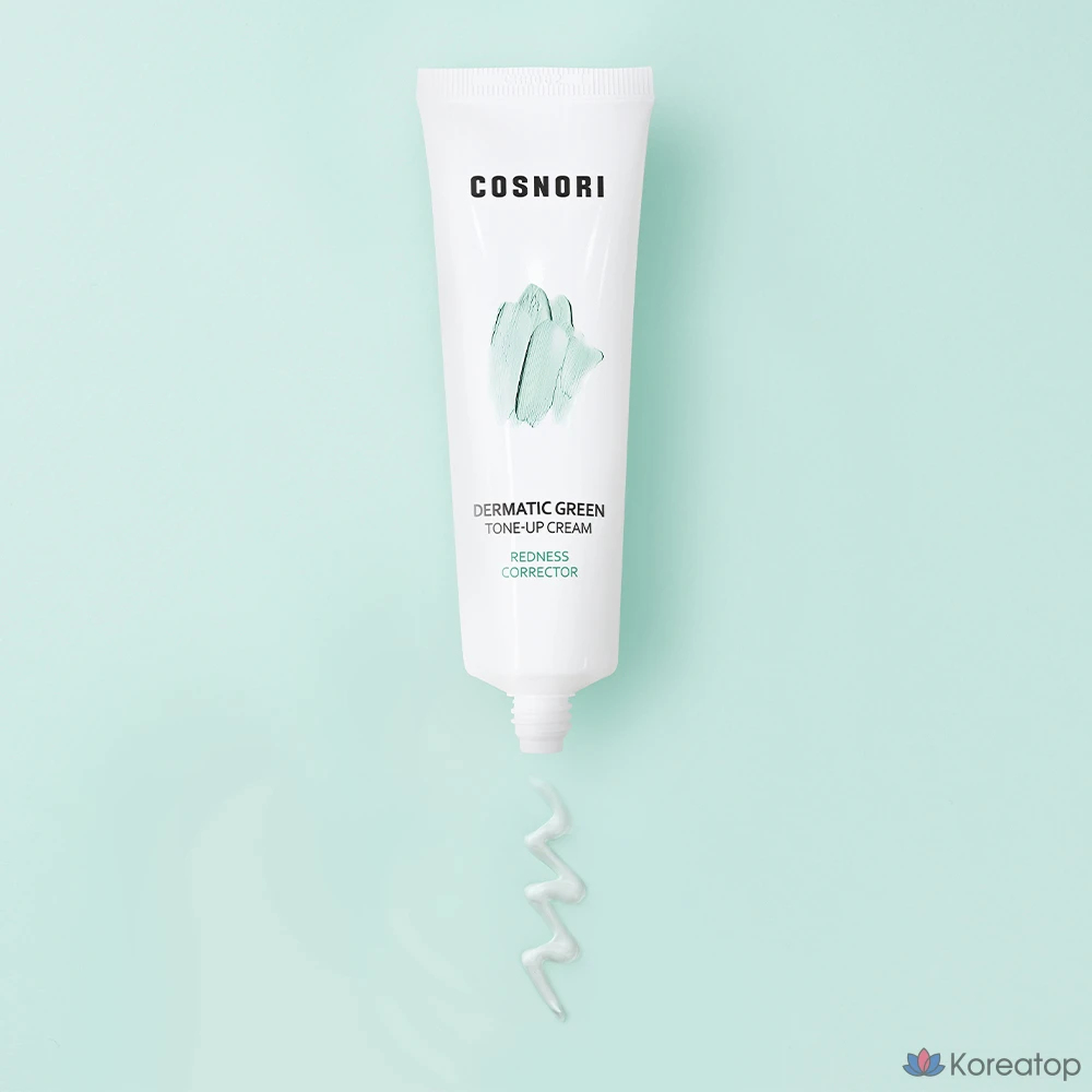 Крем для выравнивания тона кожи Cosnori Color Tone-Up Cream, оттенок 02 Dermatic Green, 1 шт., 50 мл, фото 4