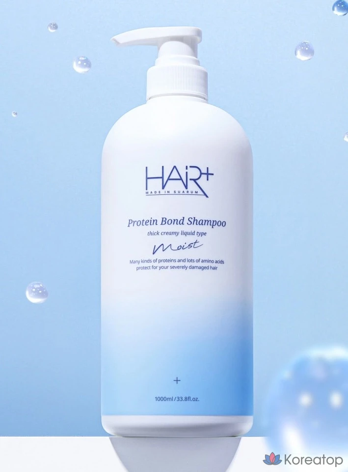 Увлажняющий шампунь Hair Plus Protein Bond с ароматом свежего цитрусового порошка, 1 л, 1 шт.