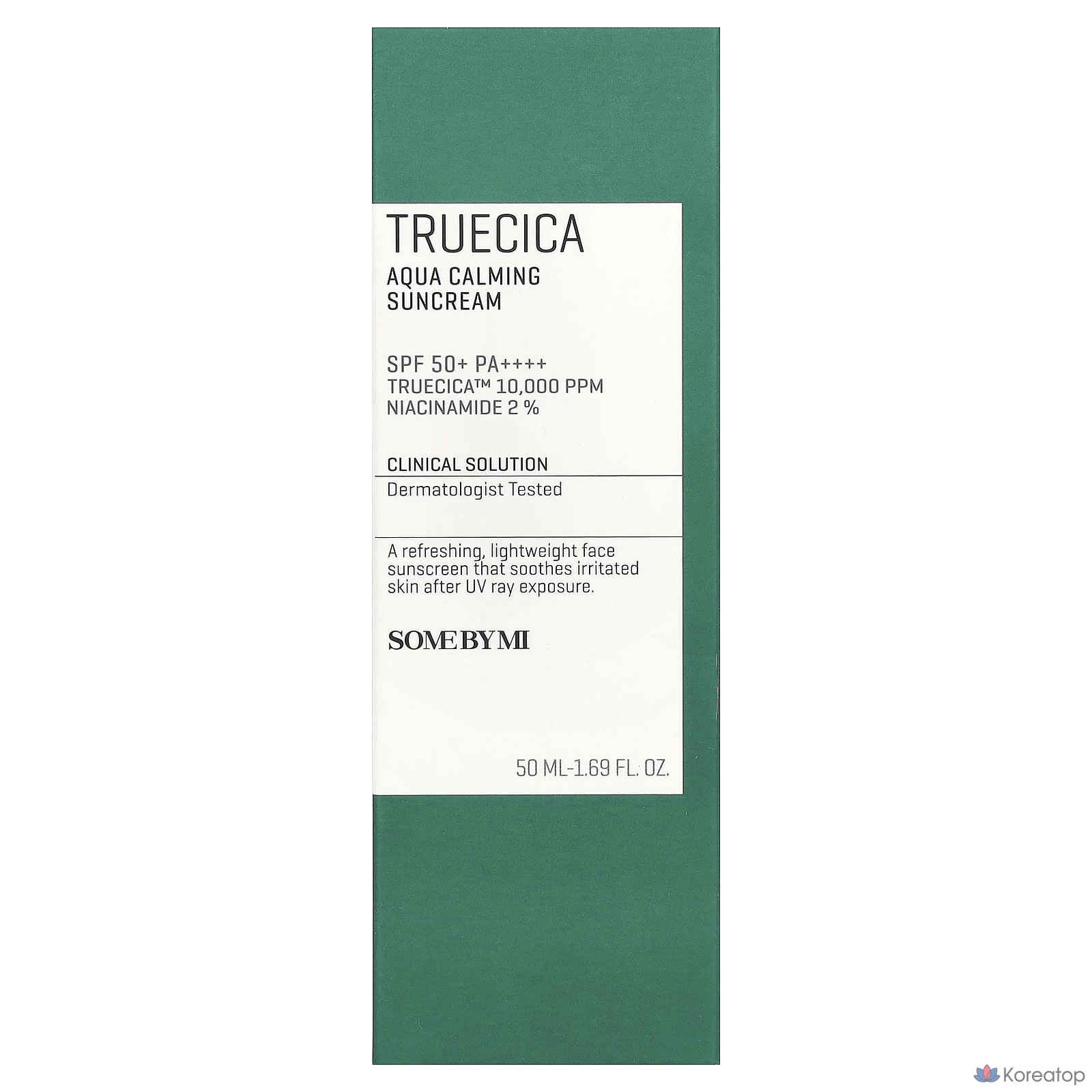 Солнцезащитный крем Some By Mi Truecica Aqua Calming SPF 50+ PA++++, 50 мл, 1 шт., фото 2