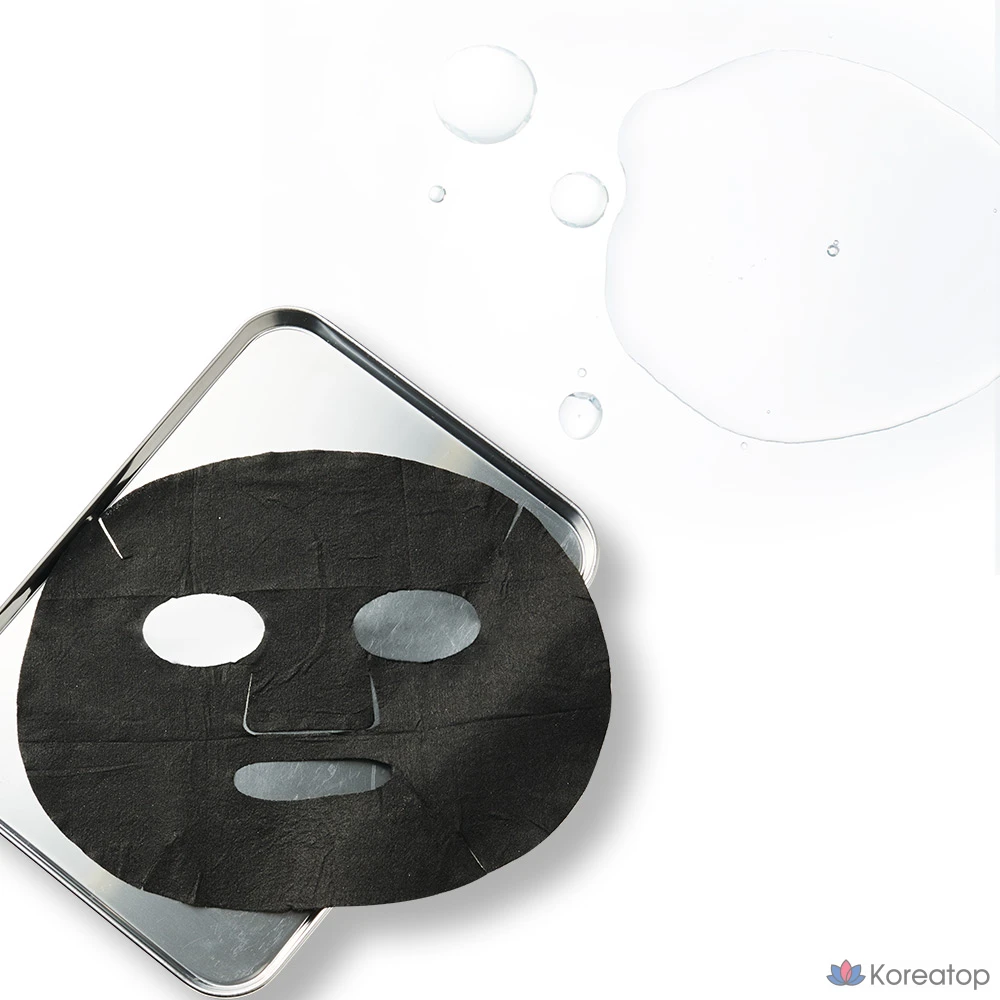 Гидромаска для лица Jayjun Black Water Glow Hydro Mask 3STEP, 1 упаковка, 60 шт., фото 6