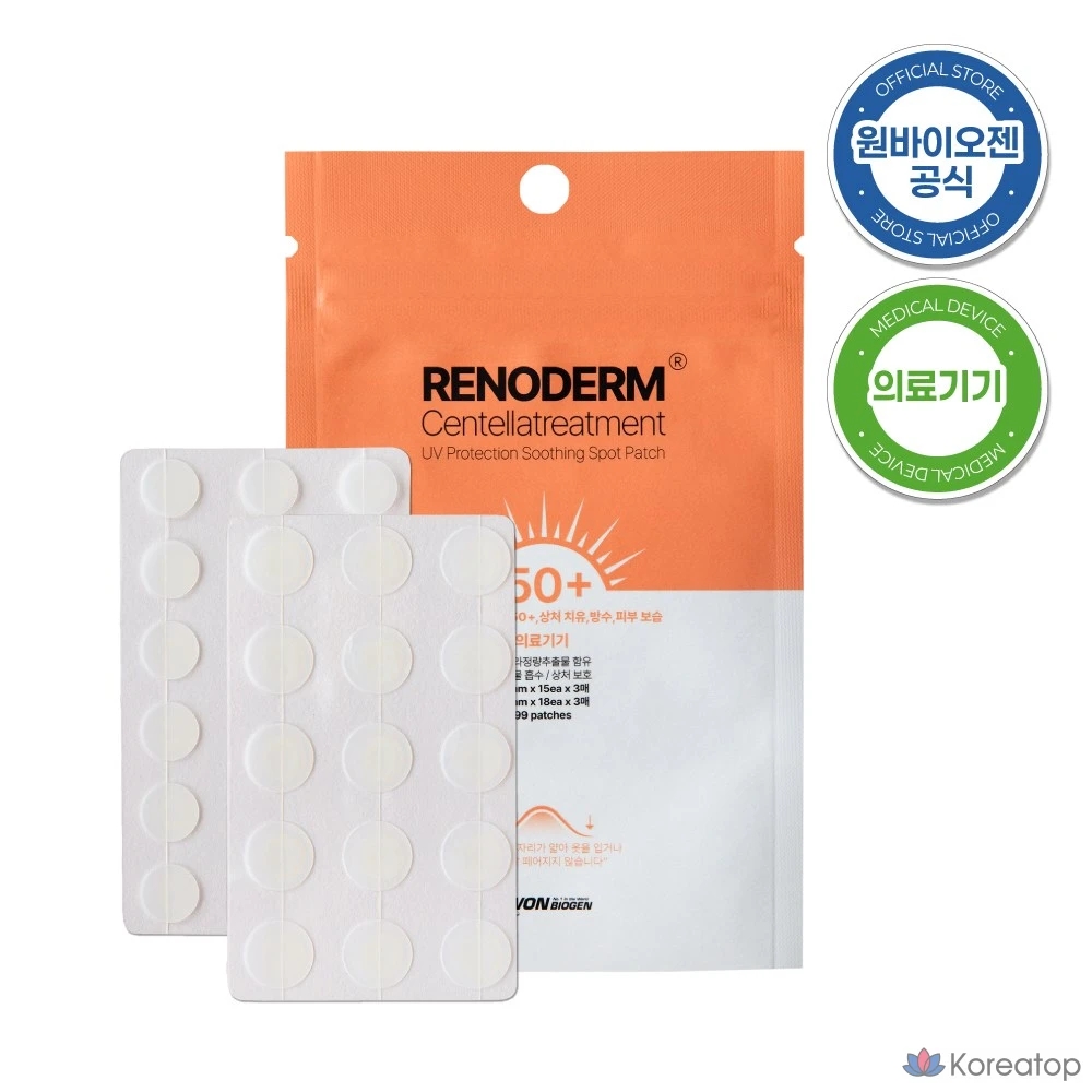 Renoderm Centella Treatment UV Protection Soothing Spot Patches, 1 шт.