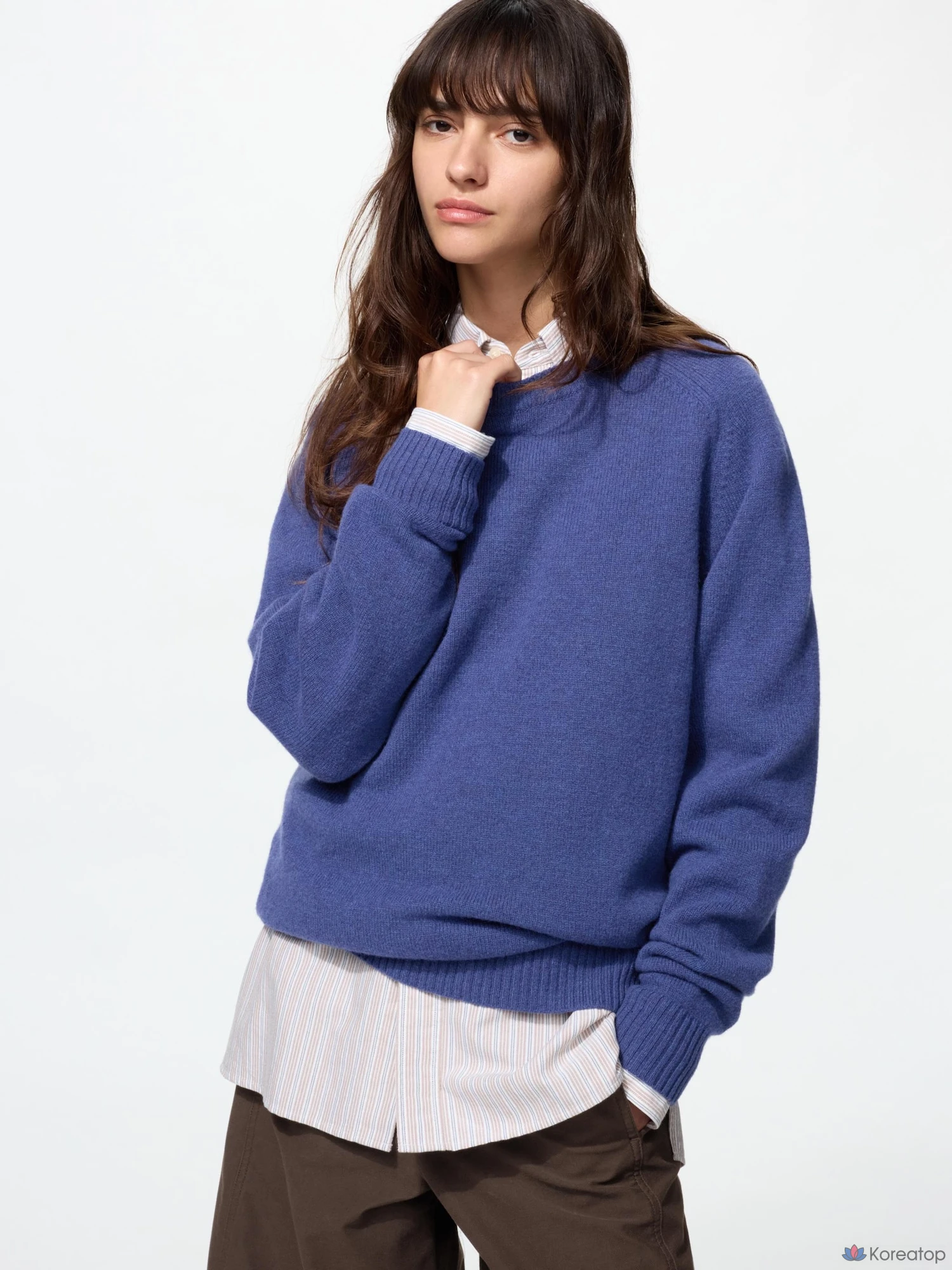 Свитер Uniqlo Lambswool Crew Neck Sweater