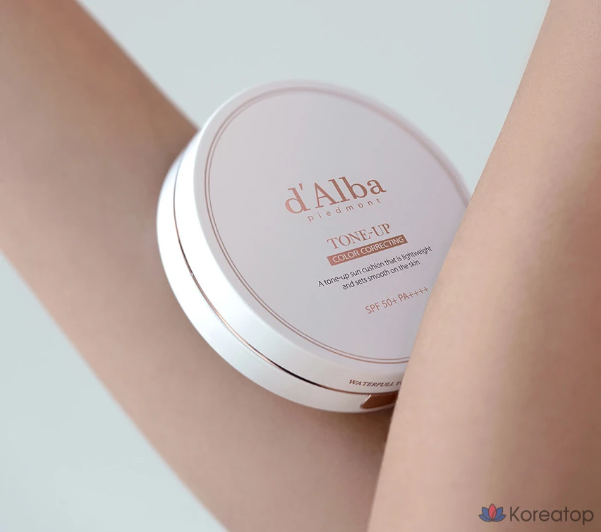 Солнцезащитный кушон D'alba Waterfull Tone-Up SPF50+ PA++++, 15 г, 1 шт.