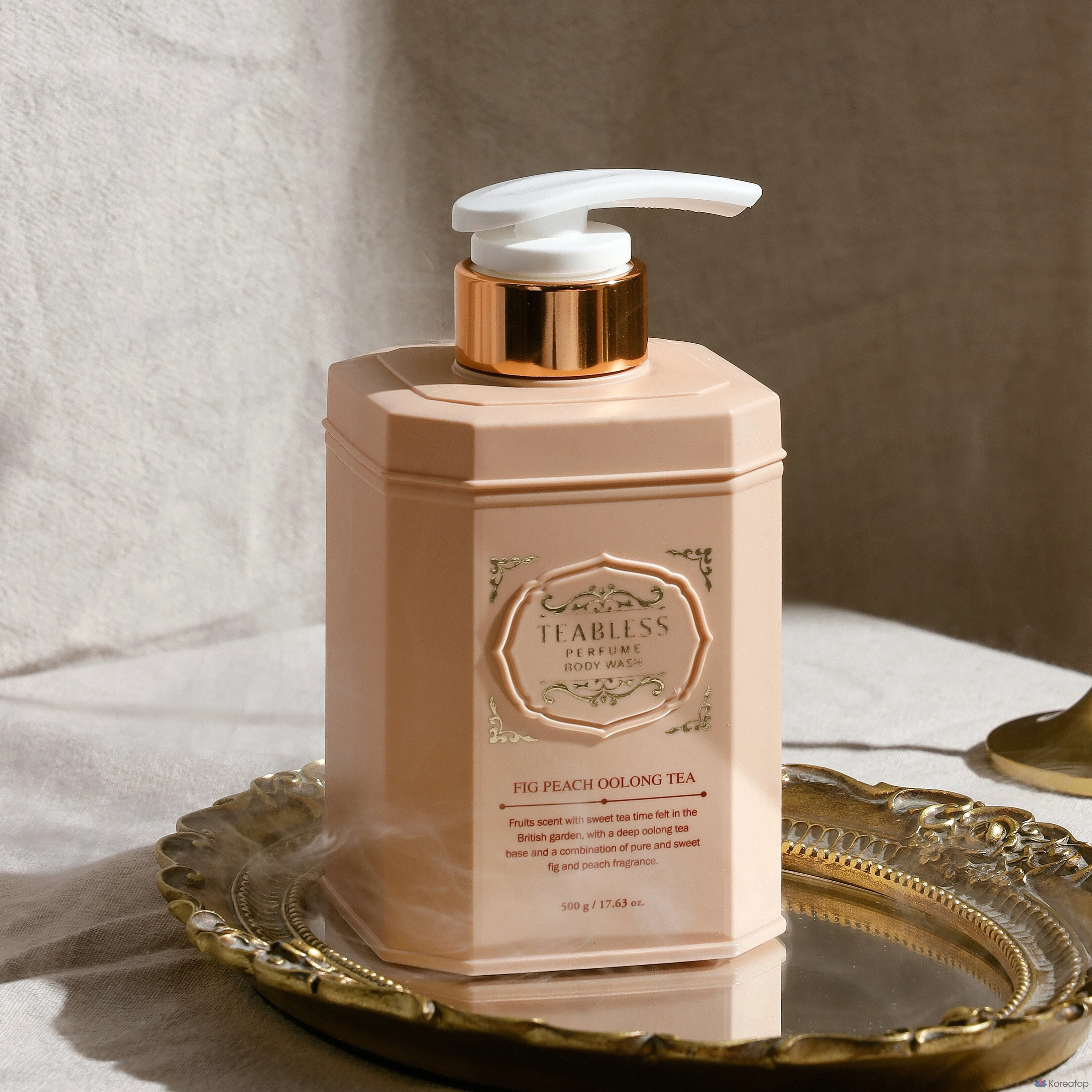 Гель для душа TEABLESS с ароматом чая улун, инжира и персика, 500 г, 1 шт.