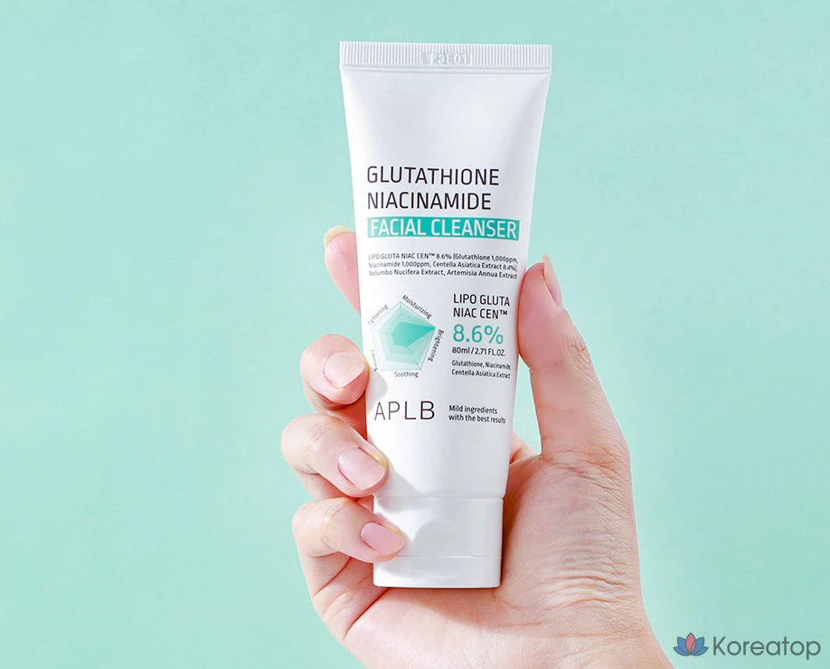 Очищающее средство для лица APLB Glutathione Niacinamide Facial Cleanser, 80 мл, 1 шт.