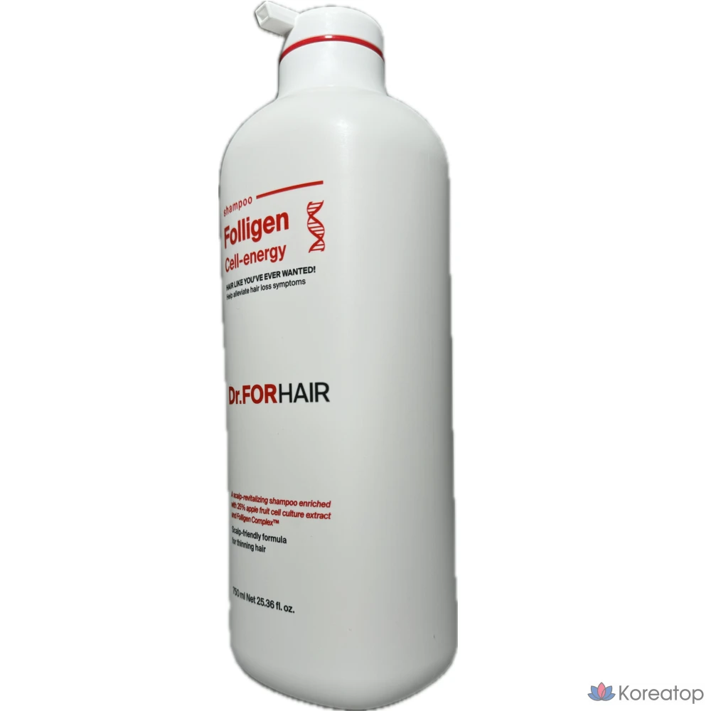 Шампунь Dr. For Hair Cell Energy для облегчения выпадения волос, 750 мл, 1 шт., фото 10