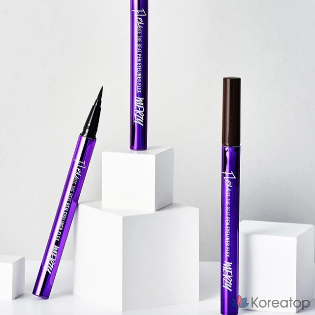 Подводка для глаз MERZY Bite The Beat Pen Eyeliner Flex, 0.6g, 1 шт., цвет Modern Brown