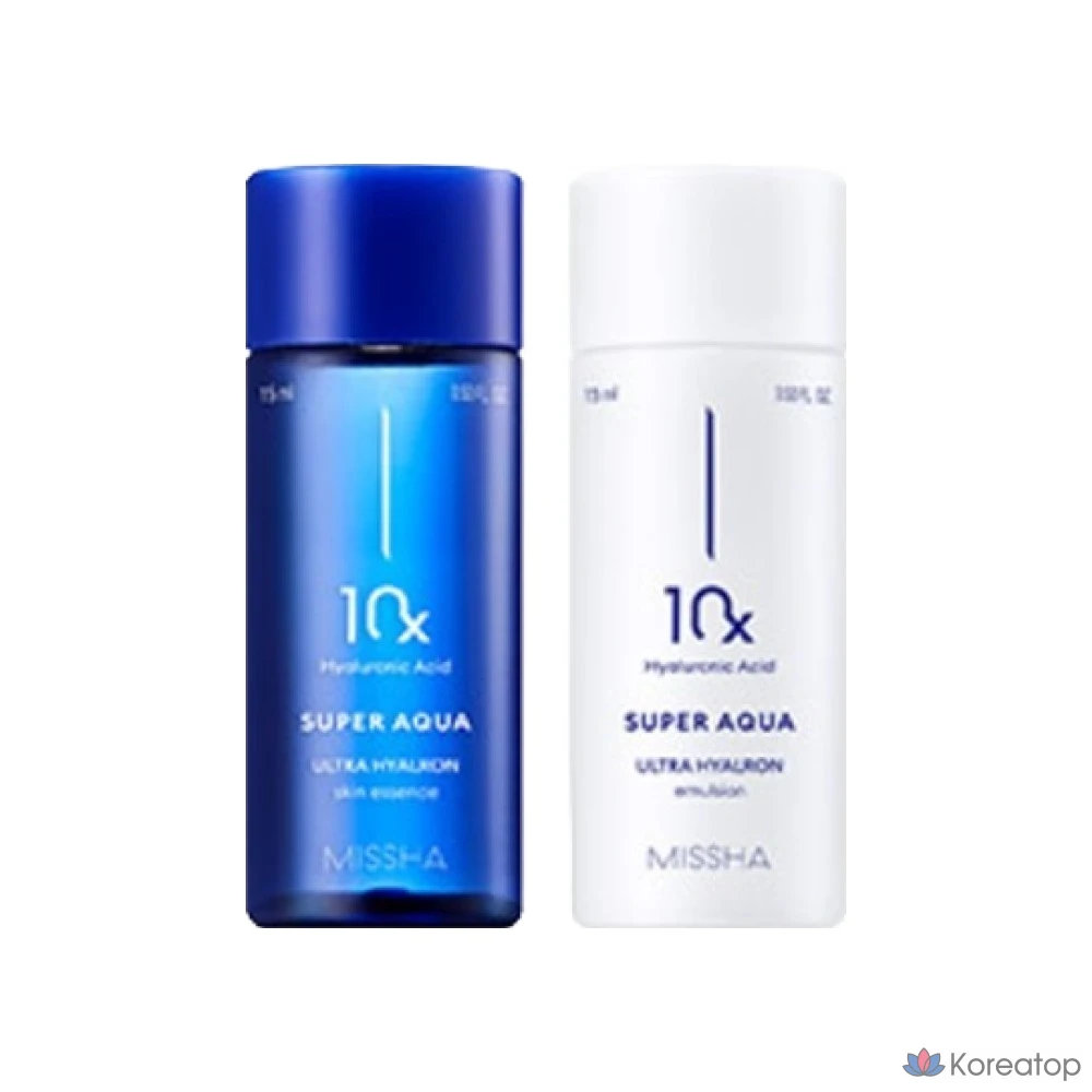 Набор Missha Super Aqua Ultra Hyalon из 2 предметов, 1 комплект.