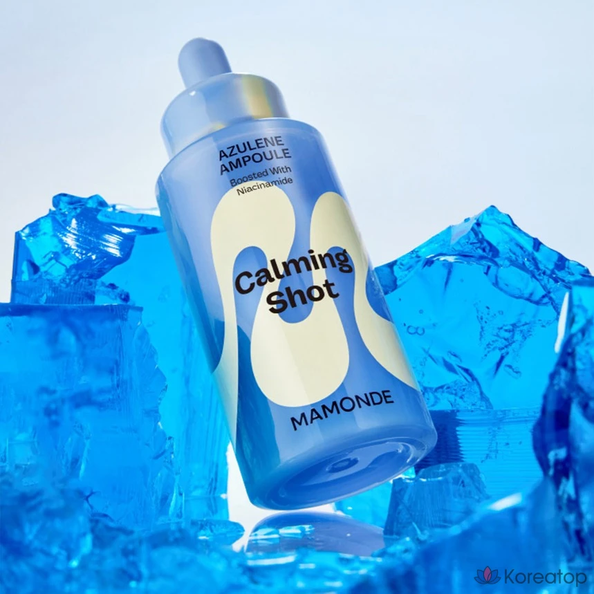 Успокаивающая ампула Mamonde Calming Shot Azulene Trace Moisture Ampoule, 50 мл, 1 шт.