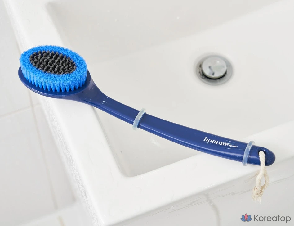 Универсальная щетка для тела Akei Derma+ Homme, темно-синяя, 1 шт., 3 шт., фото 2