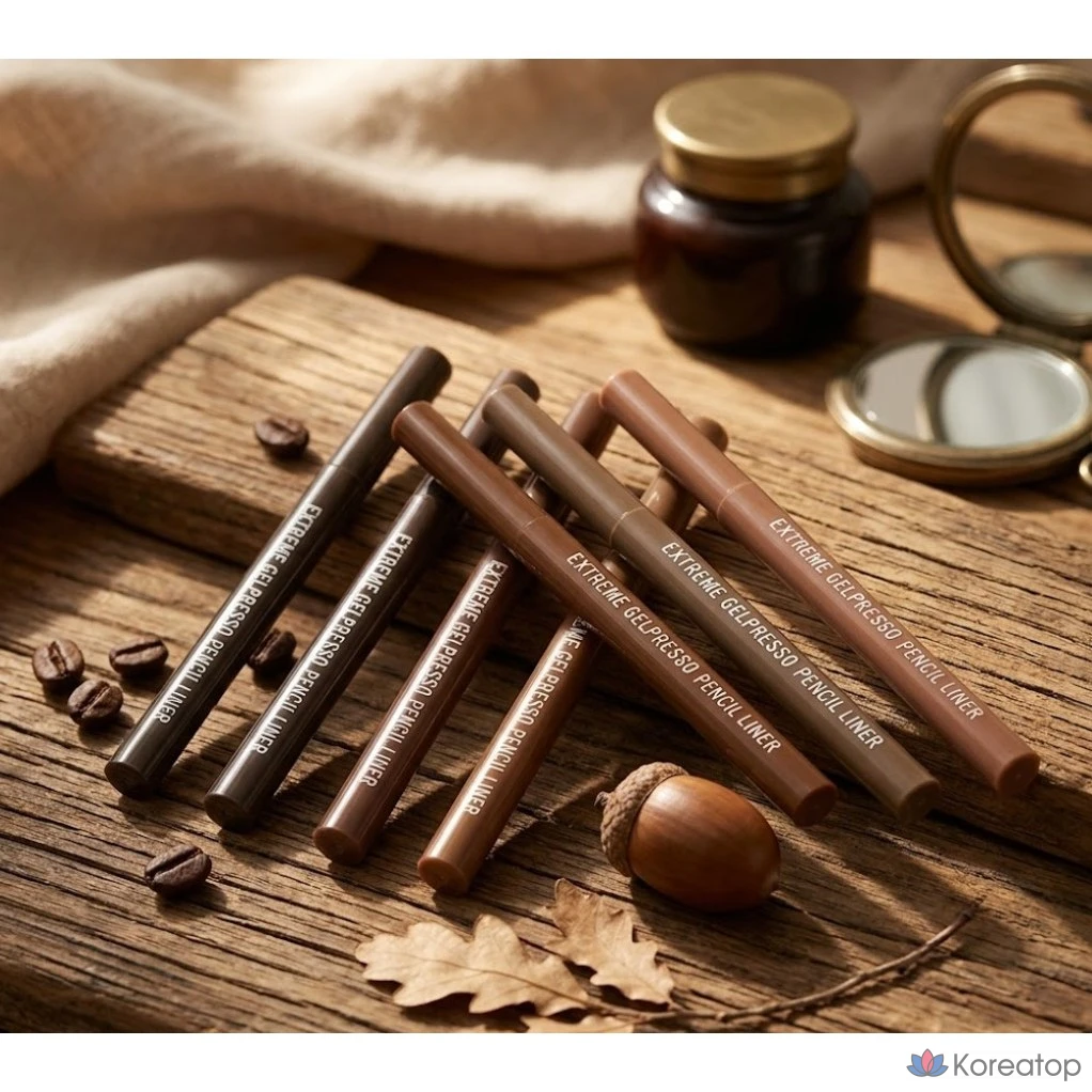 Карандаш-подводка Clio Extreme Gelpresso, 0,35 г, 12 коричневых (Flashmoca), 1 шт