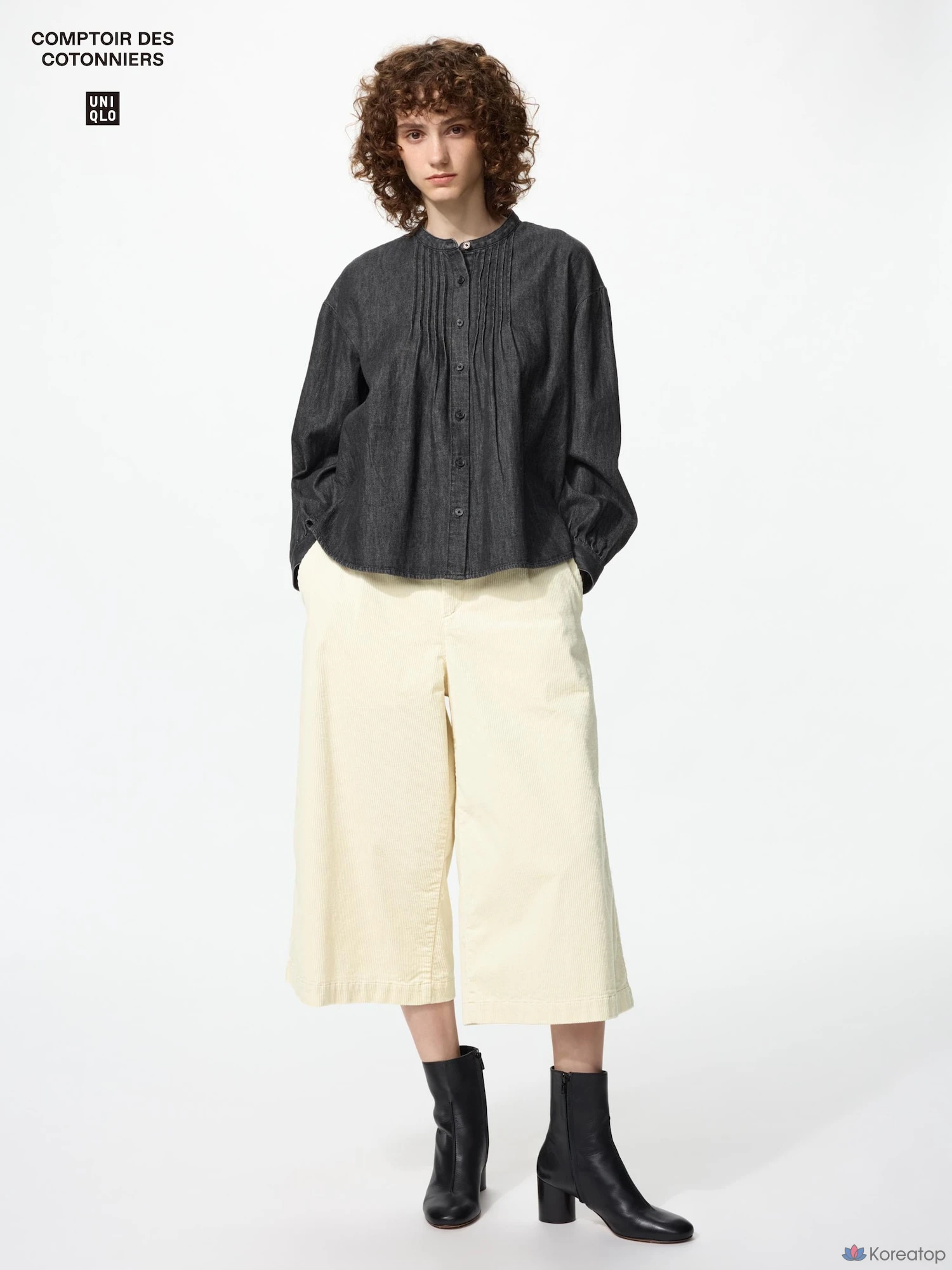 Брюки-кюлоты Uniqlo Corduroy Culottes