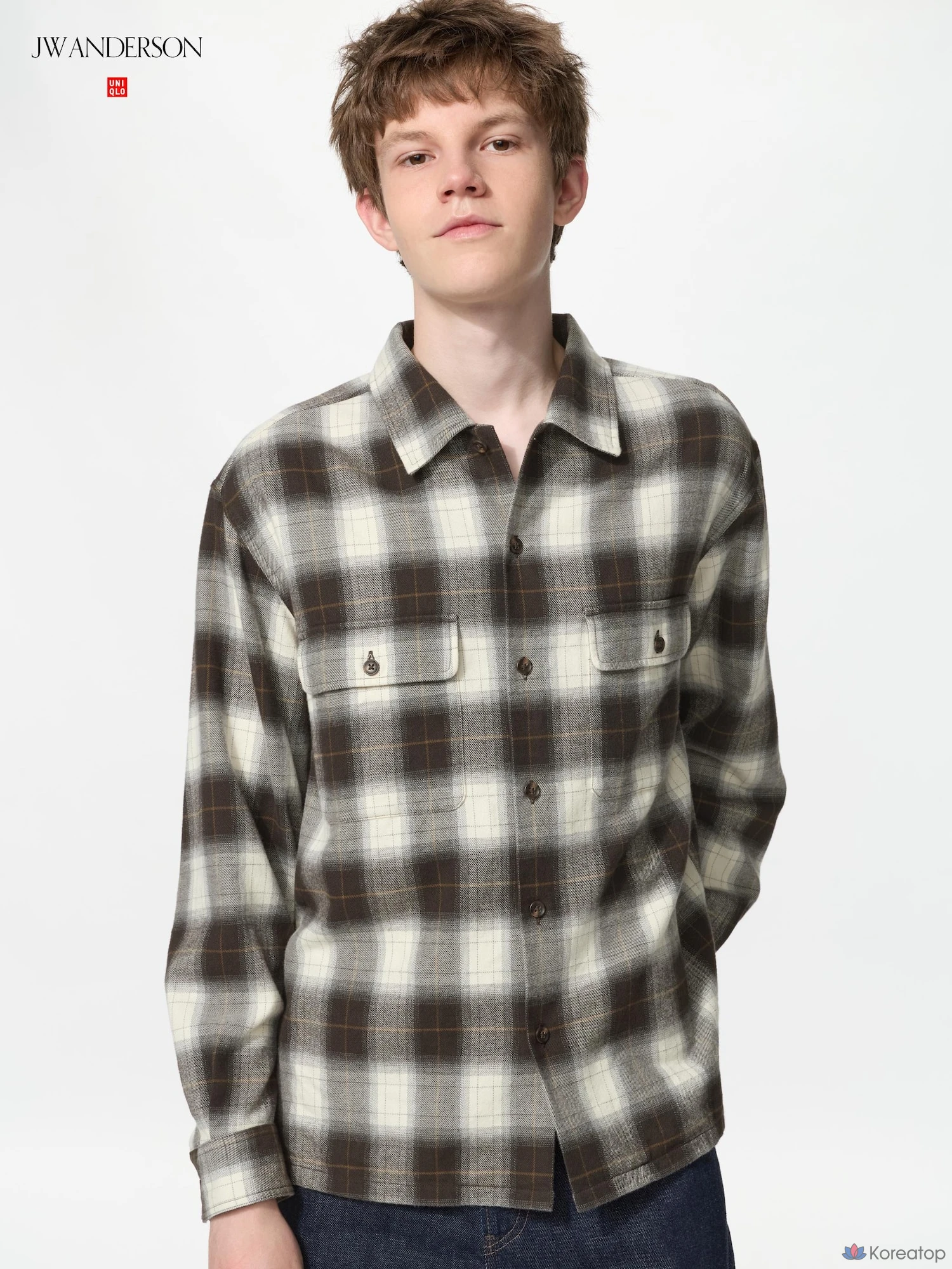 Фланелевая рубашка Uniqlo Flannel Shirt B
