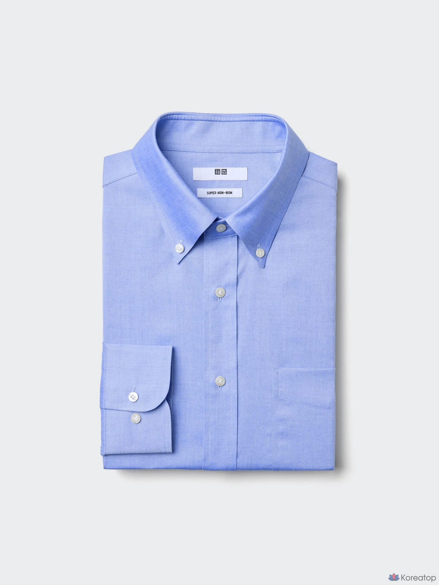 Рубашка Uniqlo Super Non-Iron Shirt Button-Down Collar