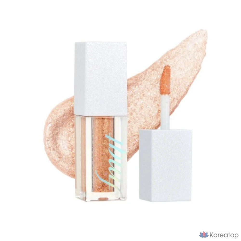 Жидкие металлические тени для век FMGT Metallic Cube, 2,5 г, цвет 04 GOLDEN TAUPE, 1 шт.