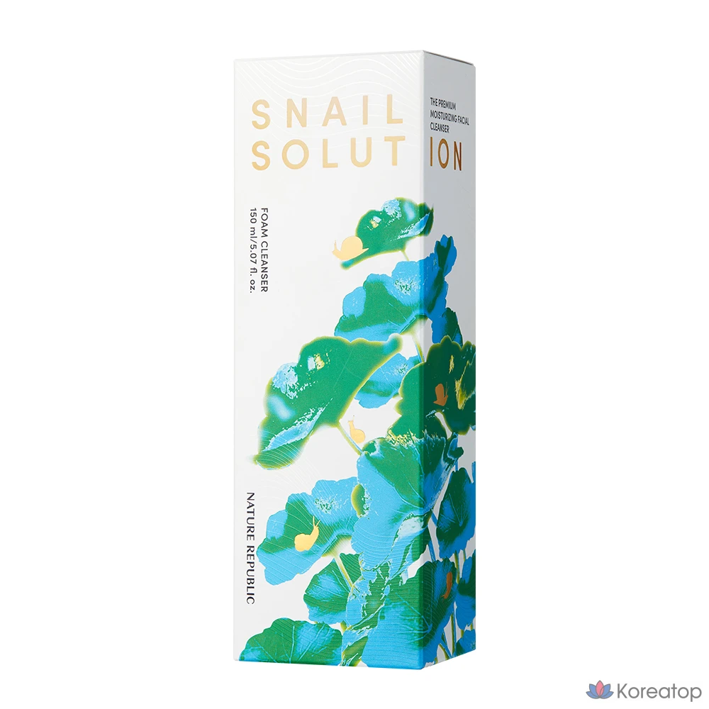 Очищающая пенка для лица Nature Republic Snail Solution, 150 мл, 1 шт.