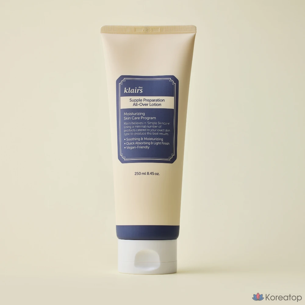 Лосьон для тела Dear, Klairs Supple Preparation All Over Lotion, 250 мл, 1 шт.