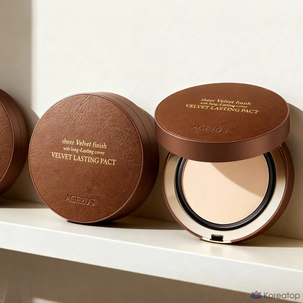 Парфюмерная лента Age 20's Velvet Lasting Pact Oyani Edition + набор сменных блоков, цвет 23C PETAL, 1 комплект